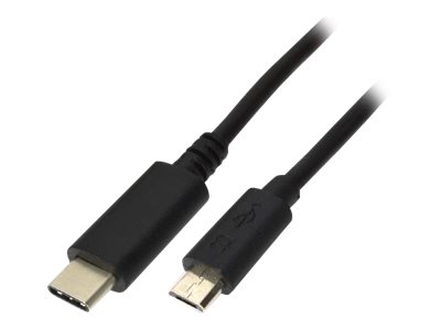 MCL Câble USB 2.0 type C mâle / Micro B
