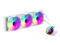 GameMax ICEBURG 360 INFINITY WH Vandkøler 1-pack Hvid 120 mm