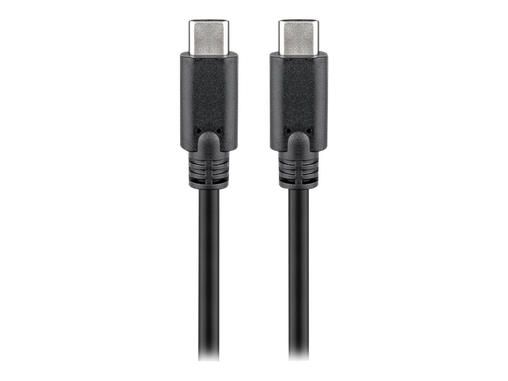 goobay USB 3.2 Gen 2 USB Type-C kabel 50cm Sort