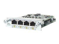 Cisco EtherSwitch HWIC - přepínač - 4 porty - řízený - zásuvný modul