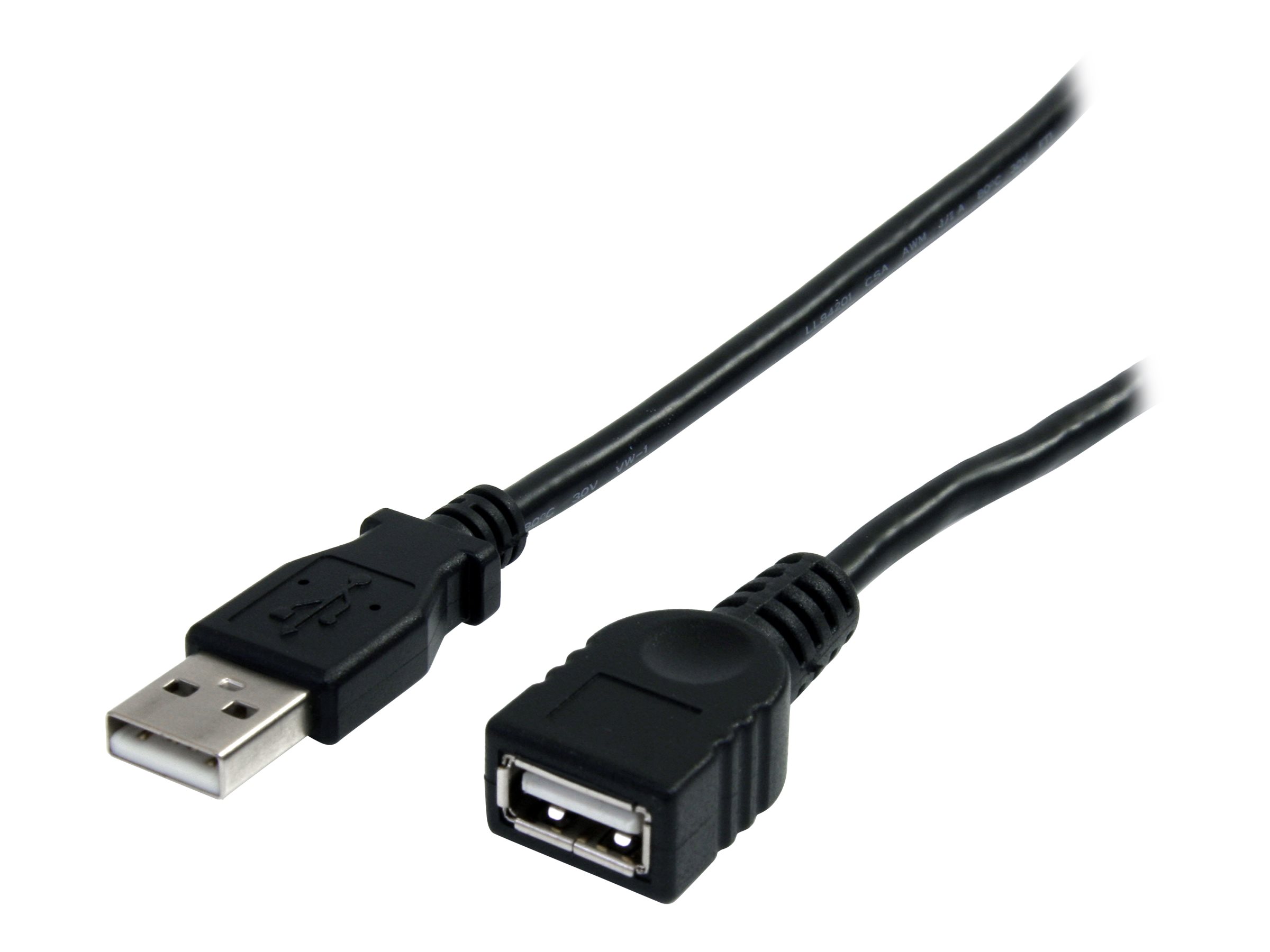 StarTech.com 10 ft Black USB 2.0 Extension Cable A to A