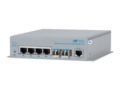 Omnitron OmniConverter 10GPoEBT/M 60W