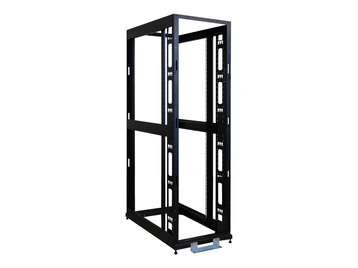 Tripp Lite 45U 4-Post Open Frame Rack Cabinet Square Hole Heavy Duty Caster