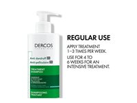 Vichy Dercos Anti-Dandruff Shampoo - Normal to Oily Hair - 390 mL