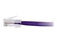 C2G 10ft Cat6 Non-Booted Unshielded (UTP) Ethernet Network Patch Cable - Purple