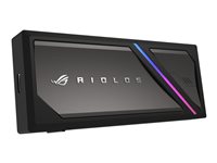 ASUS ROG Strix Aiolos - storage enclosure - M.2 NVMe Card / SATA - USB 3.2 (Gen 2x2)