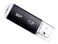 SILICON POWER Blaze B02 128GB USB 3.0 / USB-C Sort Transparent