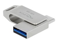 DeLOCK 128GB USB 3.2 Gen 1 / USB-C Sølv