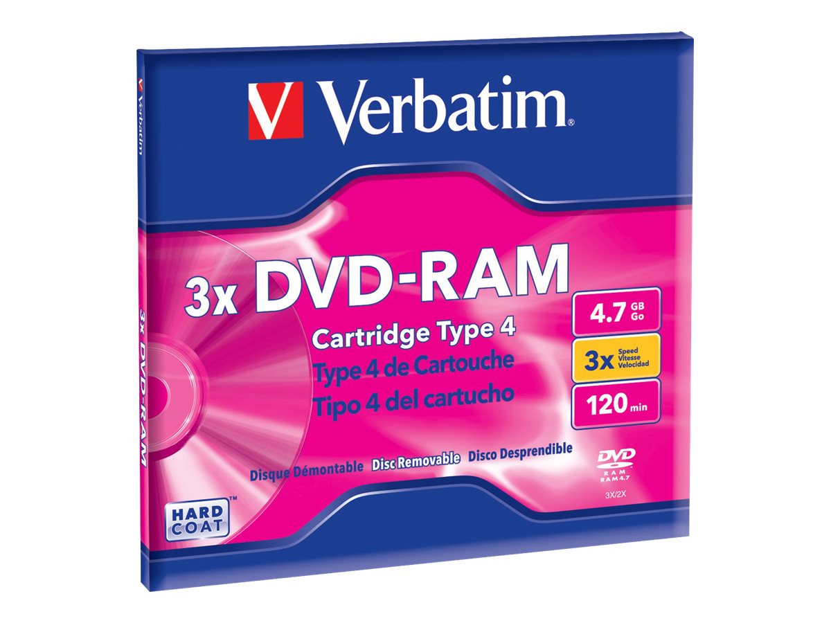 Verbatim - DVD-RAM - 4.7 GB (120min) 3x