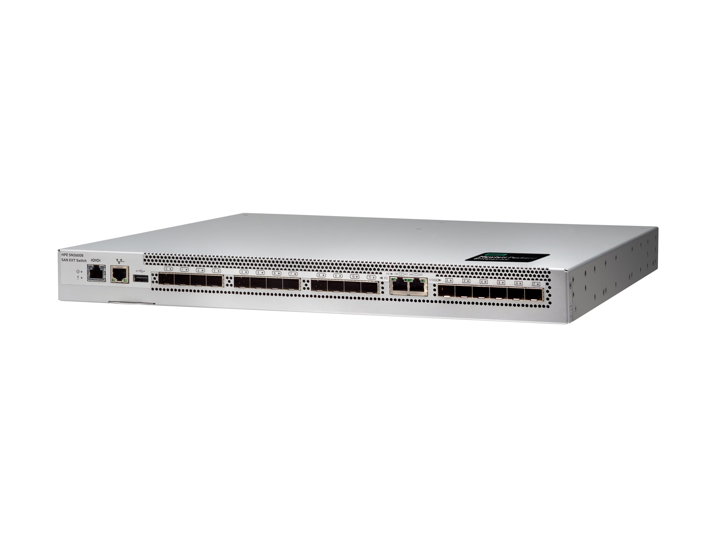 HPE StoreFabric SN2600B 32Gb 12/4 4-port 16Gb Short Wave SFP+ SAN Extension Switch