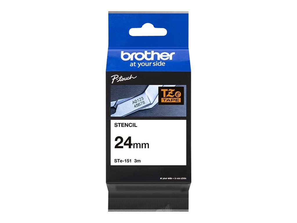 Ruban pochoir STE151 24mm Noir