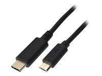 MCL Câble USB 2.0 type C mâle / Micro B