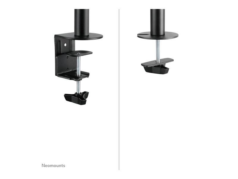 NEOMOUNTS Flat Desk Mount 2 screens Blk