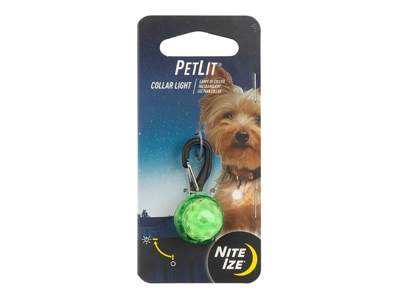 Nite Ize PetLit Collar Light - Lime Jewel