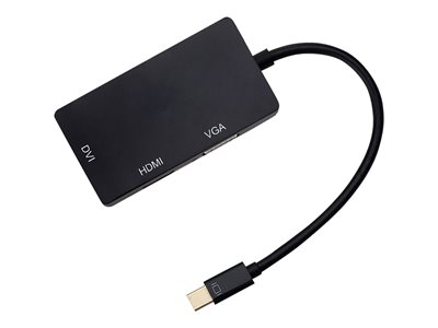 4XEM - Adapter - Mini DisplayPort male to HD-15 (VGA), HDMI, DVI female