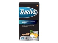 Thrive 4mg Stop Smoking Aid Gum - Fruit Xplosion - 36s
