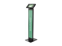 Compulocks Galaxy Tab Active 3/5 8" Apex Enclosure Brandable Floor Stand stand - for tablet - brandable - black