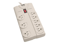 Eaton Tripp Lite Series Surge Protector 120V 5-15R 8 Outlet 8' Cord 1440 Joule
