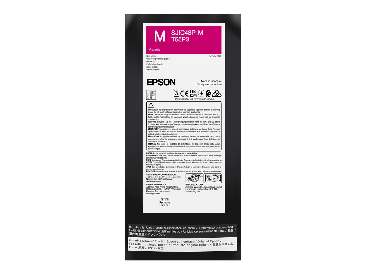 Epson T55P3 - purpurová - originální - inkoustová sada – foto 2
