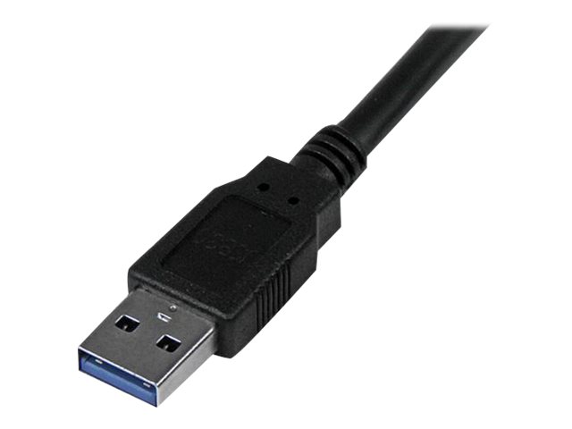 Image of StarTech.com 3m Black SuperSpeed USB 3.0 Cable A to B M/M - USB cable - USB Type B to USB Type A - 3 m