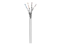 Intellinet Network Bulk Cat7 Cable, 23 AWG, Solid Wire, Grey, 305m, S/FTP, LSZH, CPR-Dca Rated, Drum CAT 7 SFTP, PiMF 305m Bulkkabel Grå