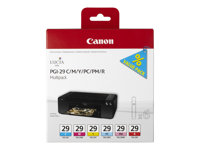 Canon PGI-29 CMY/PC/PM/R Multipack - yellow, cyan, magenta, red, photo cyan, photo magenta - original - ink tank