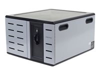Ergotron Zip12 cabinet unit - for 12 tablets / notebooks - charging - black, silver