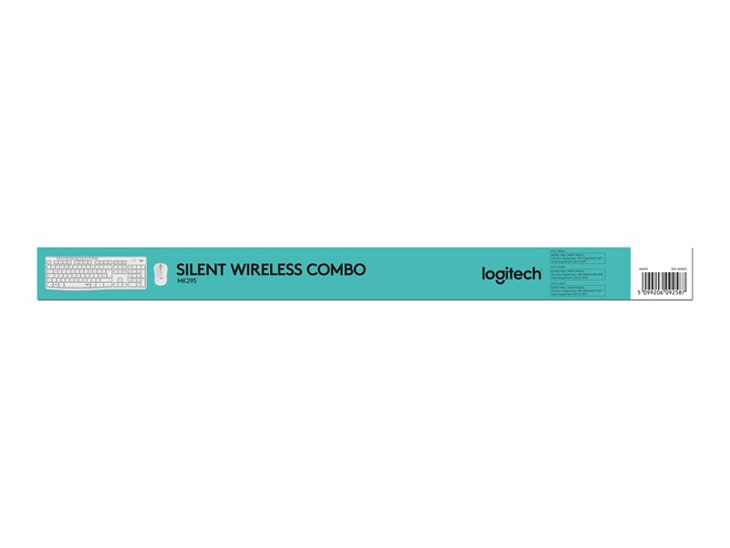 Logitech MK295 Silent - ensemble clavier et souris - Franais - blanc cass Priphrique d\'entre