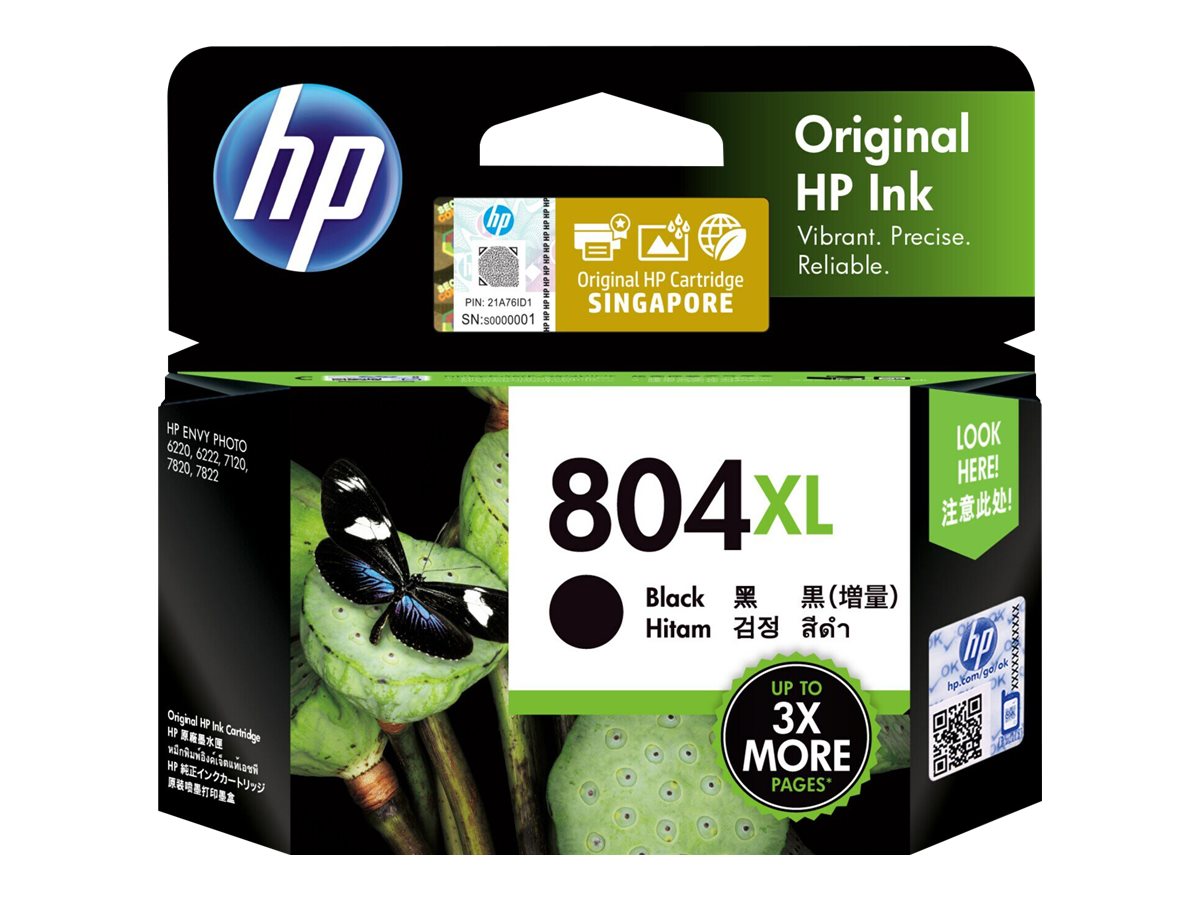 HP 804XL High Yield black original ink Usage / lifestyle Multi-angle 72520