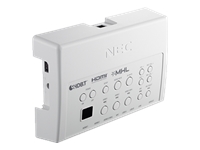 NEC HDBaseT media switch - Video/audio/USB/network extender - HDBaseT - for NEC E905, NP-PH1202, VE303, P452, P502, PH1202; MultiSync E905, LCD-X464, X552, X464, X554