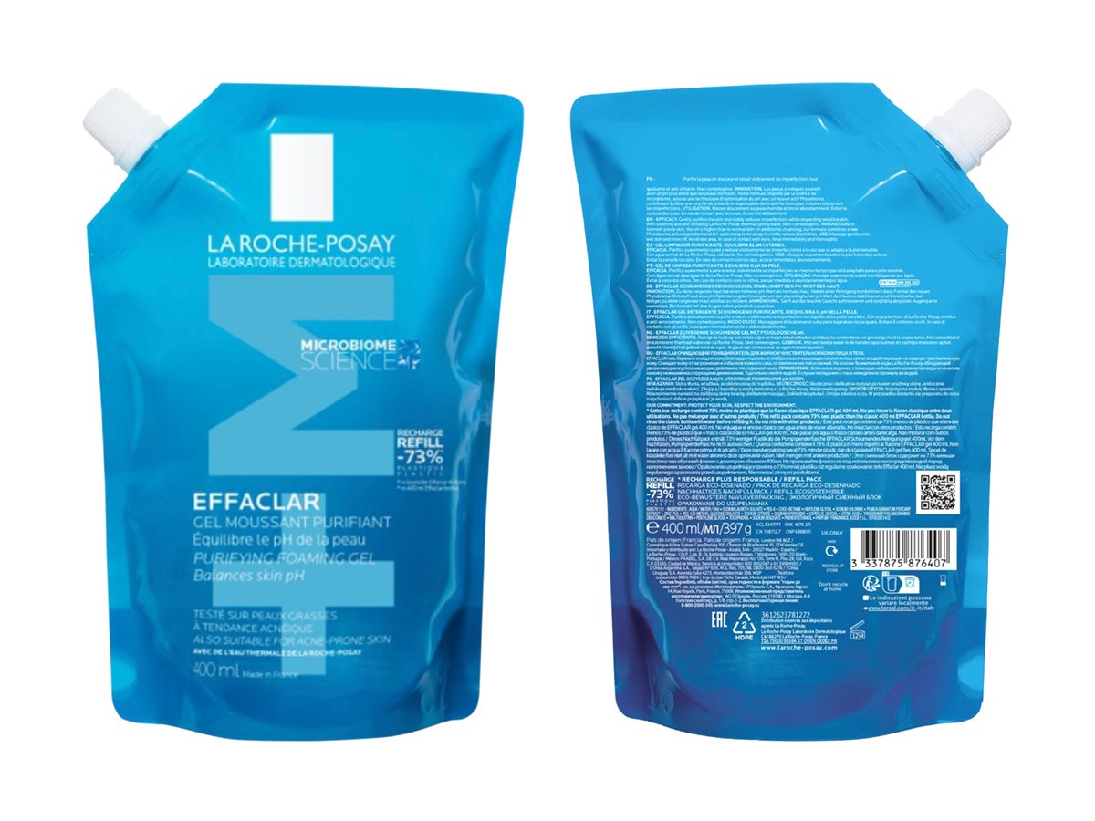 La Roche-Posay Effaclar Purifying Foaming Gel Refill - 400ml