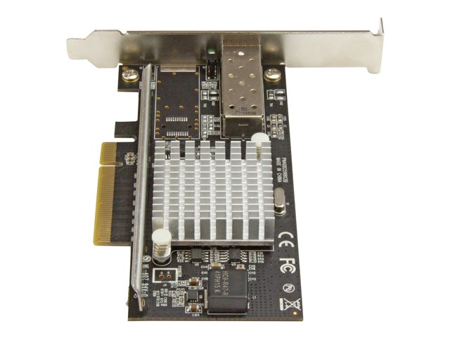 Image of StarTech.com 10G Network Card - 1x 10G Open SFP+ Multimode LC Fiber Connector - Intel 82599 Chip - Gigabit Ethernet Card (PEX10000SRI) - network adapter - PCIe x8