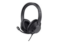 Trust Ayda Max Kablet Høretelefoner Sort