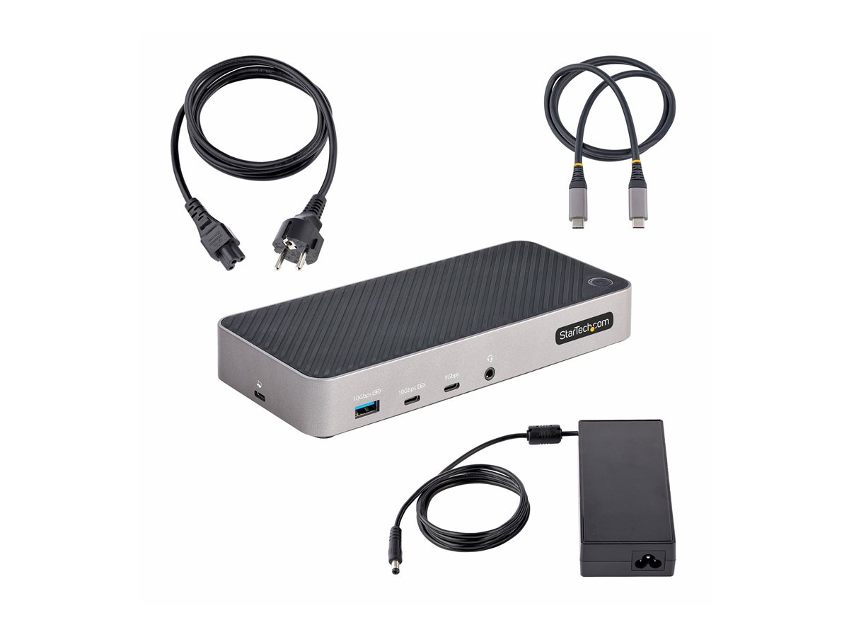 StarTech.com USB-C Triple Monitor Docking Station - HDMI/DP Triple 4k USB-C Dock - 5x USB Hub - GbE - 100W PD - Universal Multi Monitor Docking Station - Thunderbolt 3/4 Compatible (116E-USBC-DOCK) - dokovací stanice - USB-C - 1GbE – foto 8