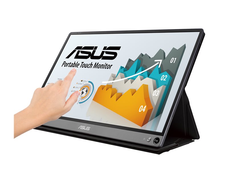 ASUS ZenScreen Touch MB16AMT - LCD-skärm - Full HD (1080p) - 15.6'