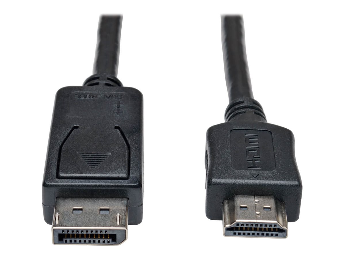 Image of Eaton Tripp Lite Series DisplayPort to HDMI Adapter Cable (M/M), 3 ft. (0.9 m) - adapter cable - DisplayPort / HDMI - 91 cm