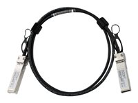 Startech Juniper EX-SFP-10GE-DAC-1M Compatible 1m 10G SFP+ to SFP+ Direct Attach Cable Twinax, 10GbE SFP+ Copper DAC 10 Gbps Low Power Passive Mini GBIC/Transceiver Module DAC Cable - Lifetime Warranty (EXSFP10GE1M) - 10GBase direct attach cable - 1 m - black