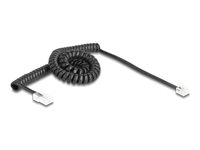 DeLOCK Telefonkabel 3m Sort