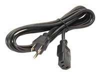 Black Box Power Cord Effekt NEMA 5-15 (male) - Strøm IEC 60320 C13 Sort 2m Strømkabel