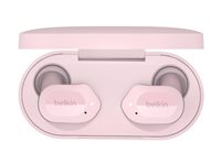 Belkin SoundForm Play Trådløs Ægte trådløse øretelefoner Pink