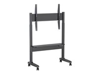Vision X-Series VFM-F15M cart - motorised - for flat panel - 60 kg - sandblasted black