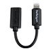 Startech Black Micro USB to Lightning Adapter for iPhone iPod iPad