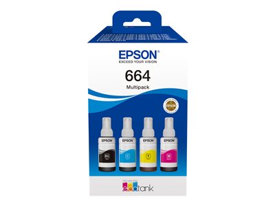 EPSON 1LB 664 EcoTank 4-colour Multipack - C13T66464A