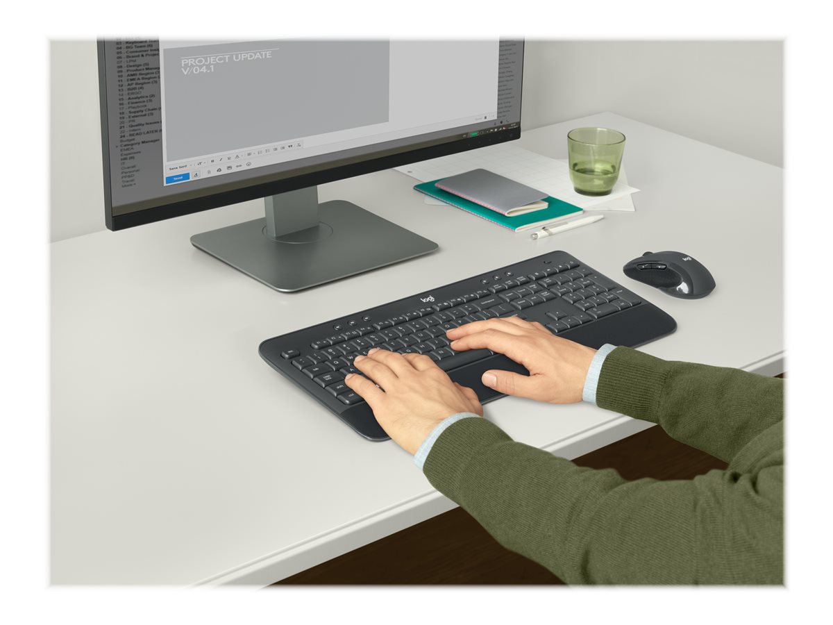 LOGITECH MK545 Adv Keybrd&Mouse US INTL – foto 10