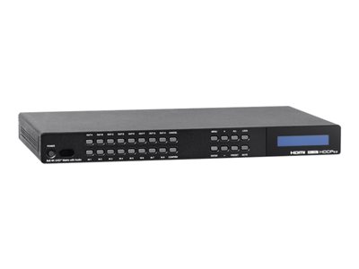 KanexPro 8x8 HDMI 2.0 Matrix Switcher with Audio outputs supporting 4K/60Hz