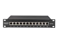 DIGITUS DN-91612S-EA - patch panel - 1U - 10"