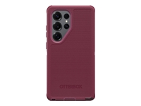 OtterBox Defender Series Pro - Back cover for cell phone - rugged - silicone, thermoplastic elastomer (TPE), polycarbonate - foxberry (pink) - for Samsung Galaxy S25 Ultra