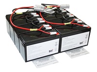 BTI - Batterie d'onduleur (équivalent à : APC RBC12) - 12 V - 8 x batterie 