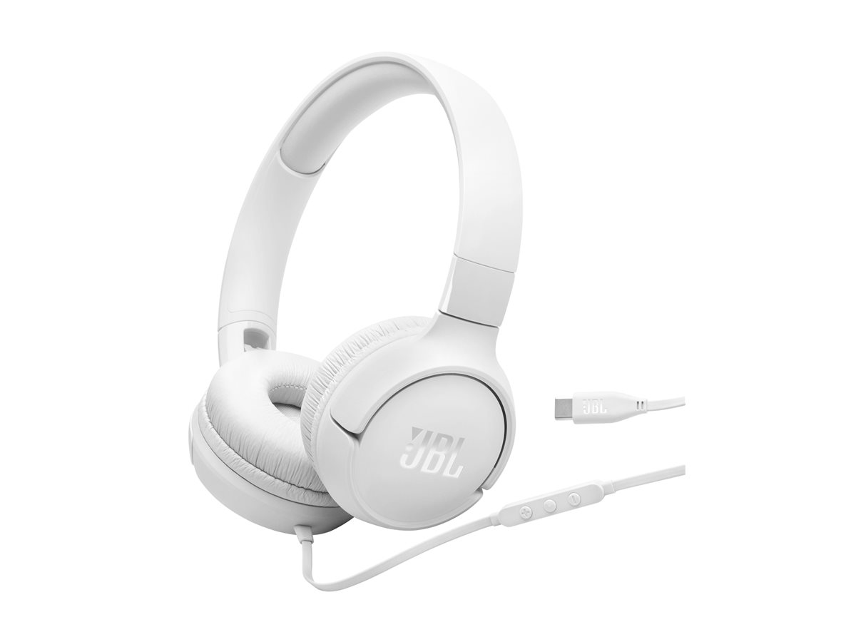 JBL TUNE - Headphones - 520 C Non-TWS White