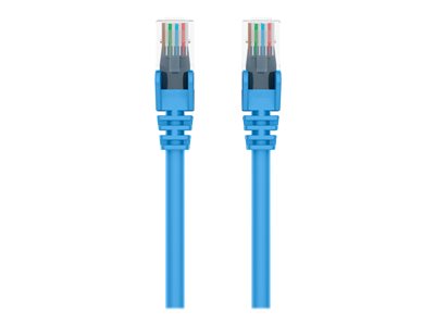 Belkin 5ft CAT5e Ethernet Patch Cable Snagless, RJ45, M/M, Blue